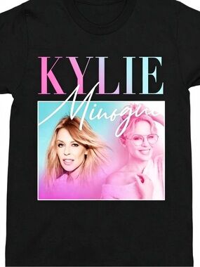Kylie Minogue Actress Womens Mens T-shirt Unisex